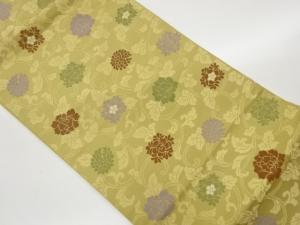 花唐草模様織出し名古屋帯